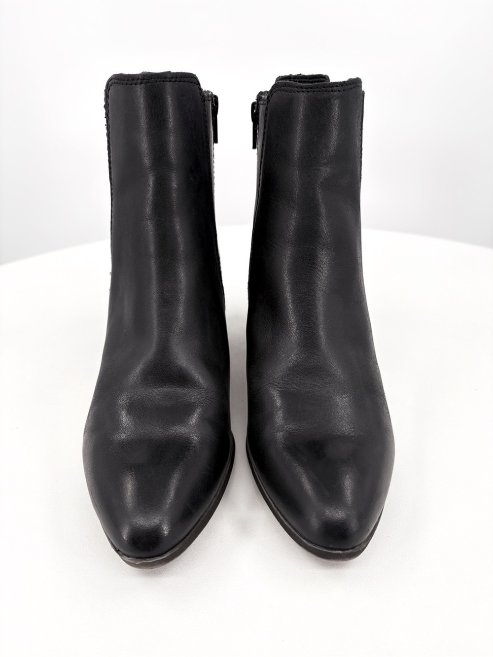 FRYE Sandra Black Leather Chelsea Boots Western 8 - Picture 3 of 12